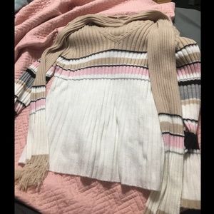 Sweater With Matching Scarf